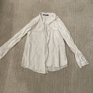 Zara white button up